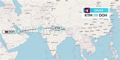 qr645 ktm to doha